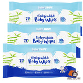 Baby Swipe Biodegradable Baby wipes 70sheets